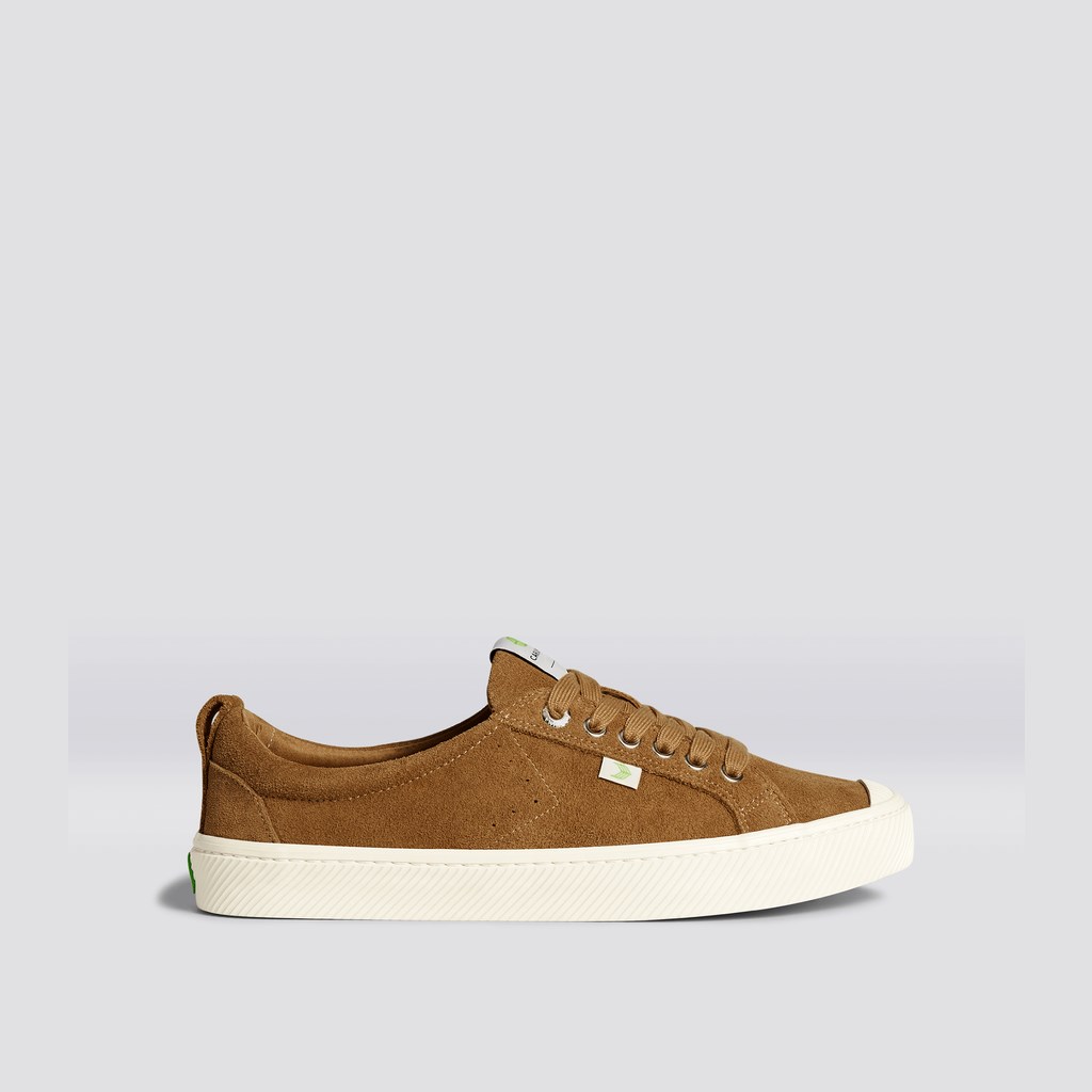 OCA LOW Cariuma Low Top Daim Camel Femme | CUR-4818735